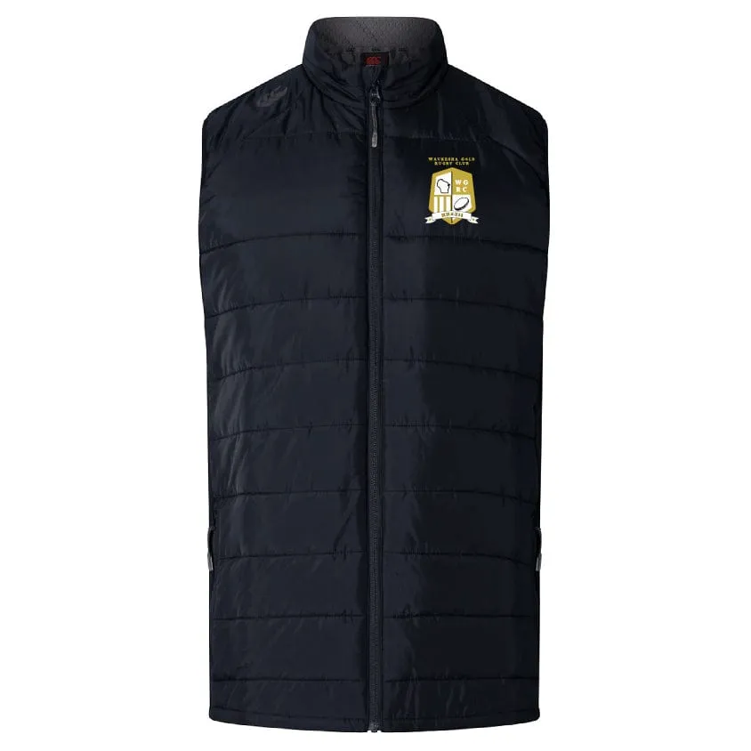 Waukesha Gold Rugby Elite Microlite Gilet by Canterbury