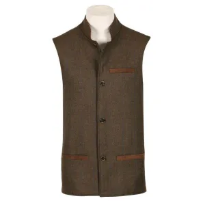 William Powell Mens Tweed Gilet - Braemore