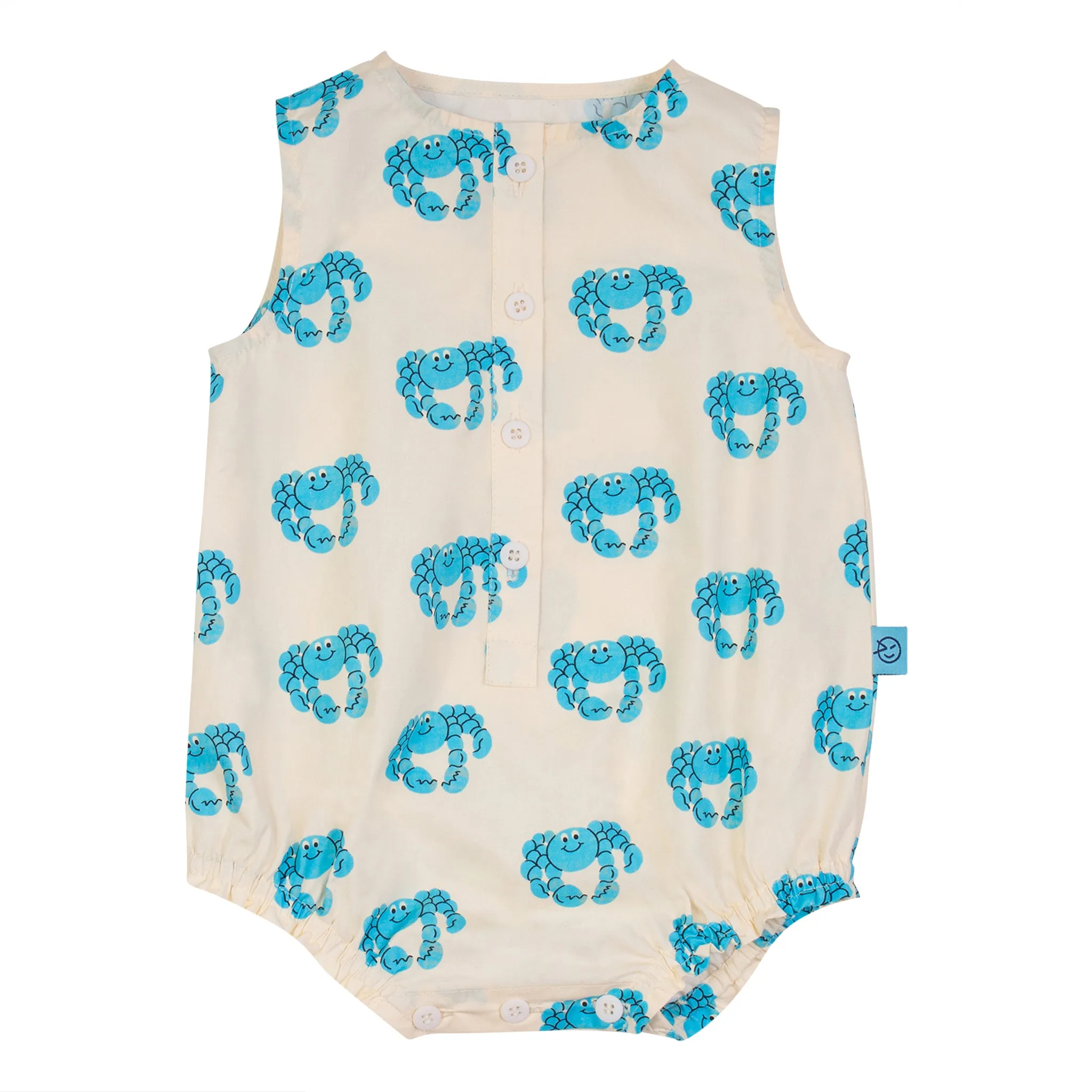 Wynken Turquoise Rope Romper