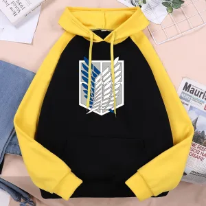 Yellow Titan Attack Hoodie