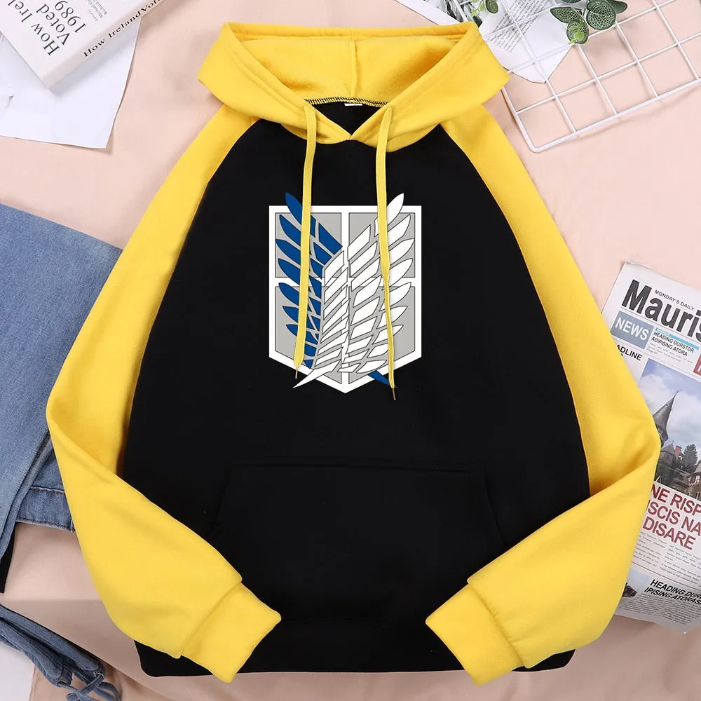 Yellow Titan Attack Hoodie